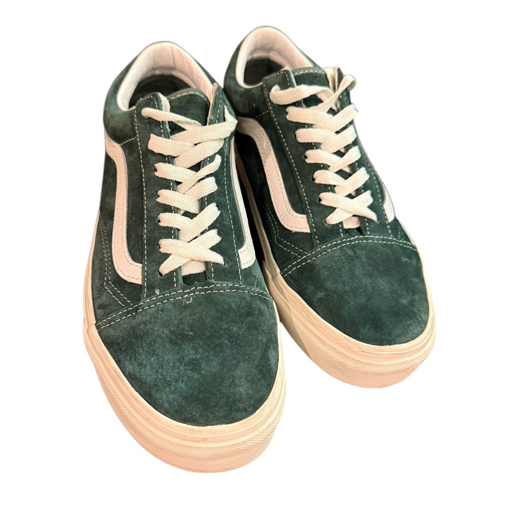 Vans heiq Eco-Dry Dupoint Low Cut Green Dark Ivy Suede water repellent Sneakers - Picture 2 of 12